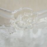 Heart shaped glass bowl