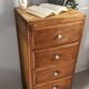 Vintage 1960s oak chest of drawers