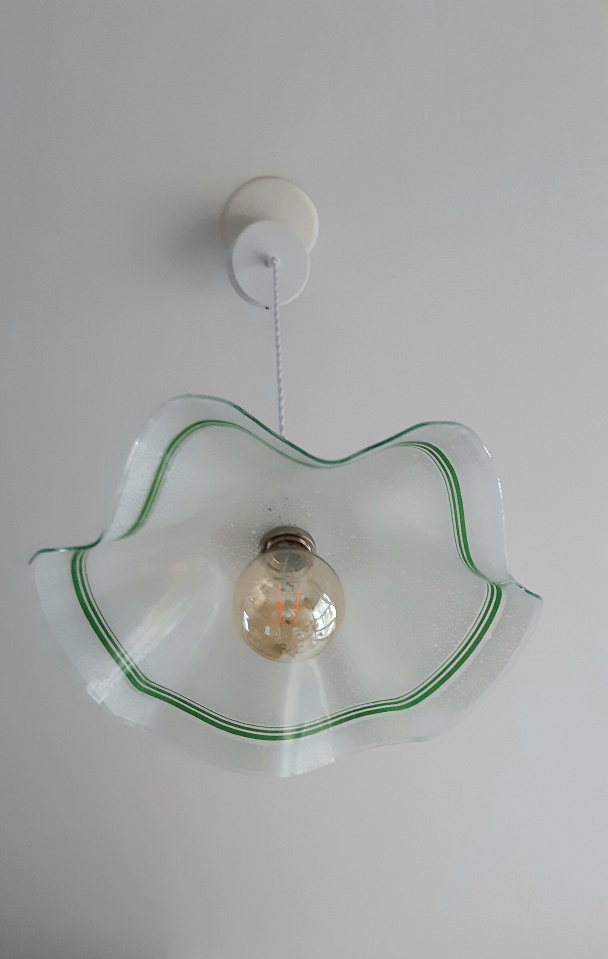 Glass umbrella hanging