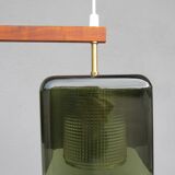 Scandinavian glass pendant lamp Carl Fagerlund for Orrefors