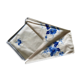 Embroidered tablecloth and towels