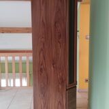 Storage unit with glass cabinet in the upper part by Van Pelt