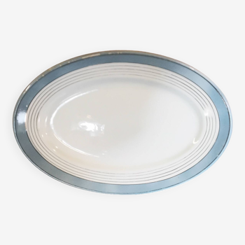Lunéville earthenware oval dish.