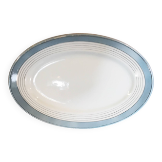 Lunéville earthenware oval dish.