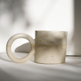 Artisanal ceramic cup in sandstone Léa Baldassari