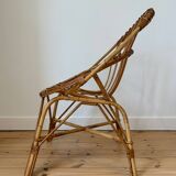 Fauteuil vintage en rotin