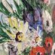 Original Antique Bouquet Flowers Oil Painting, Perfect Painting, Framed, Signed