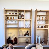 Raw wood shelf