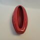Recycle bin centerpiece design ceramic red