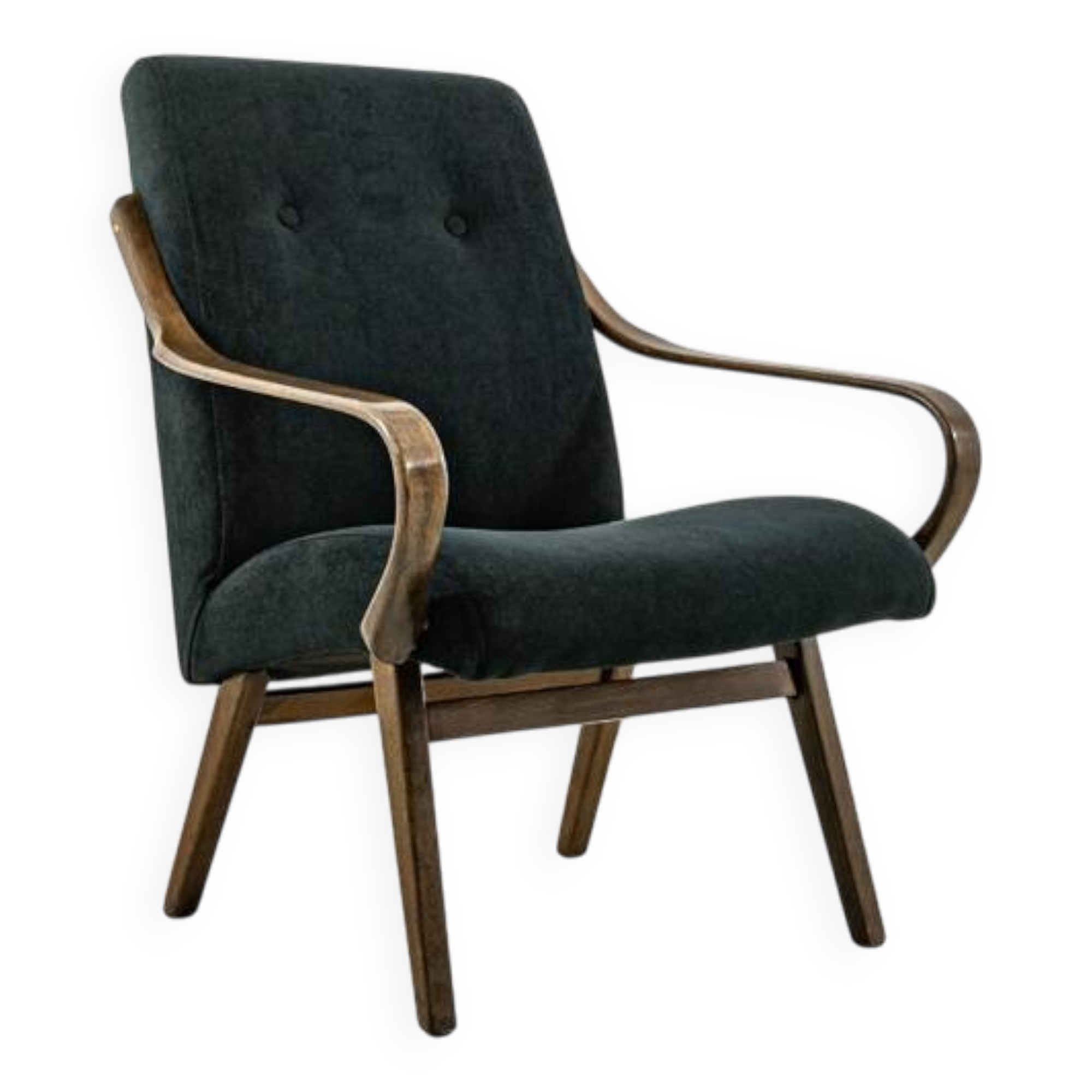 Vintage Armchair By Jaroslav Šmídek For Ton, Czechoslovakia, 1960’s