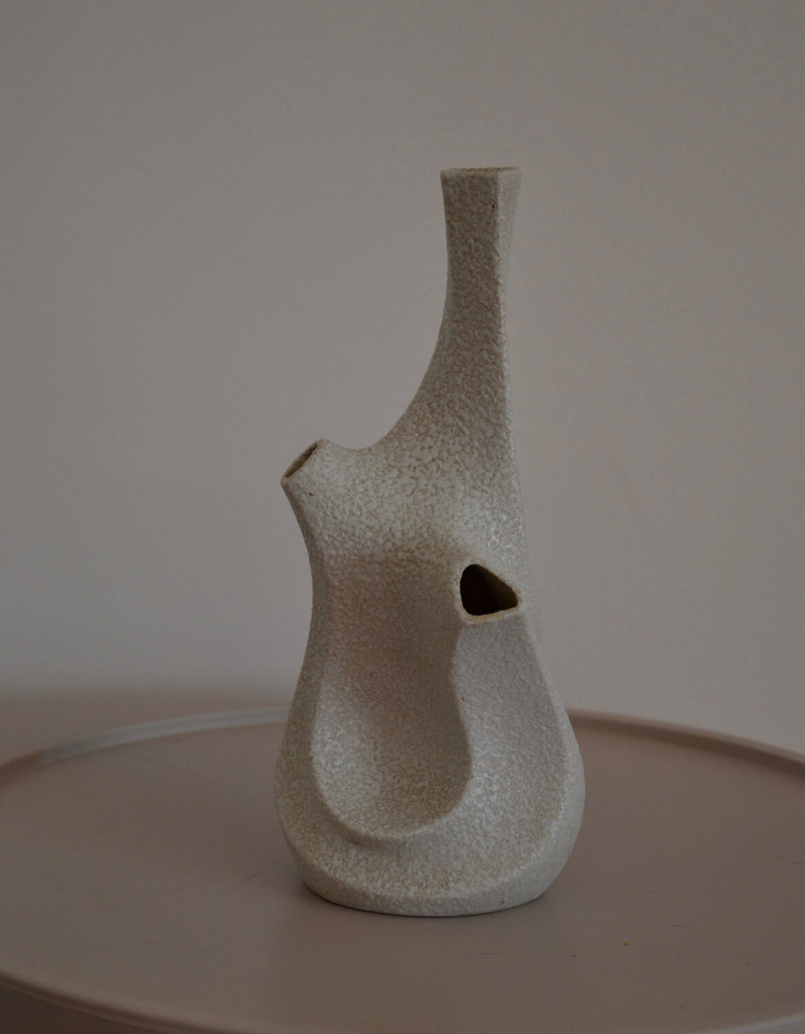 Minimalist design vase signed 1960s