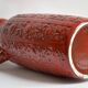 Red vase Scheurich Keramik - West Germany 480 46 - Nizza decor.