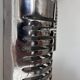 Pair of vintage wall lights, chrome metal, France 1970