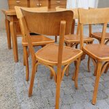 Serie 6 chairs baumann bistro kitchen vintage bar