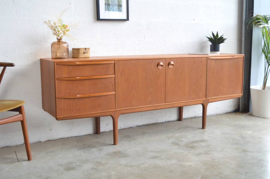 Teak sideboard by McIntosh 213 cm