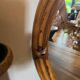 Vintage bamboo mirror