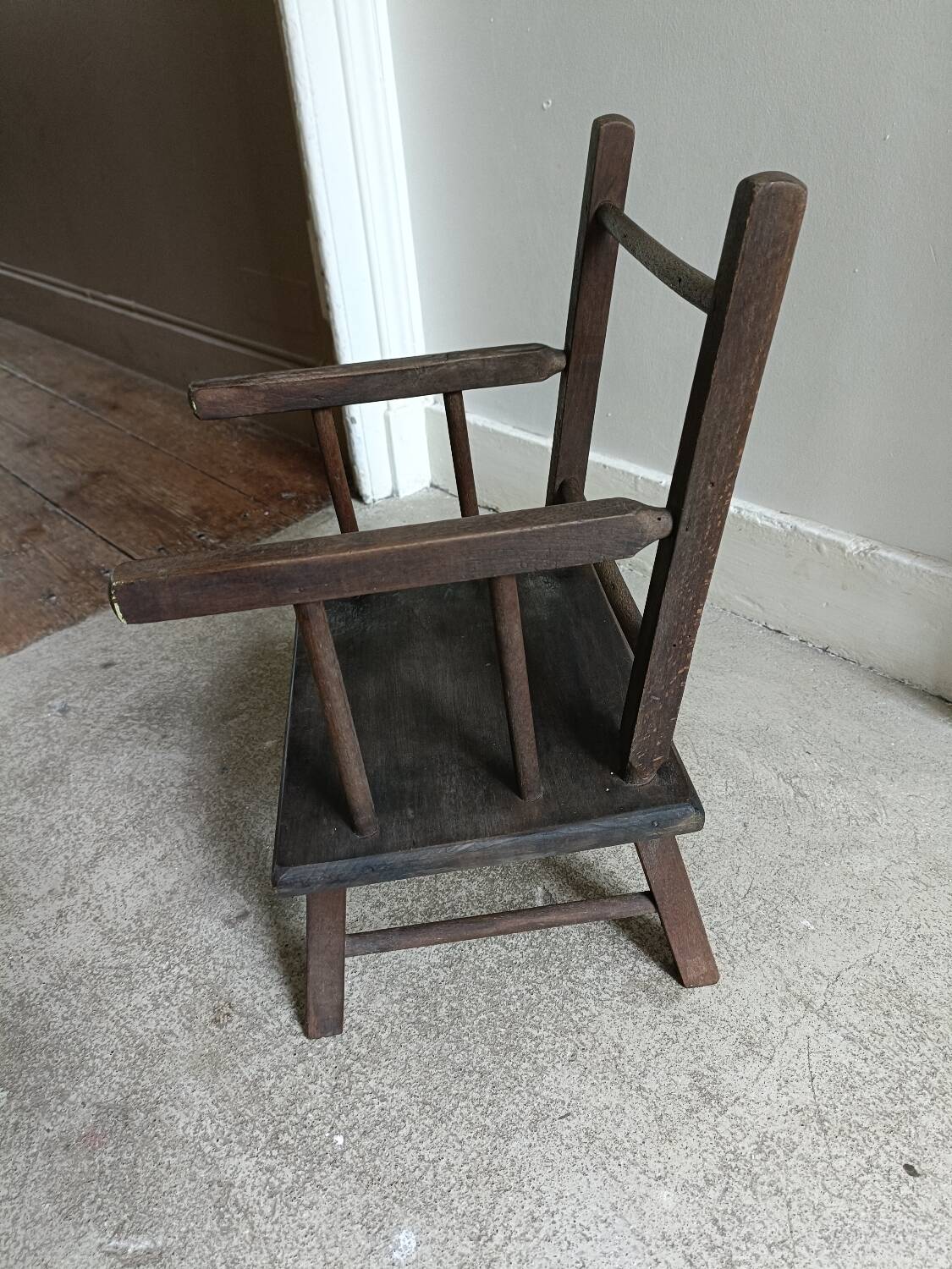 Antique doll's chair