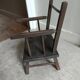 Antique doll's chair