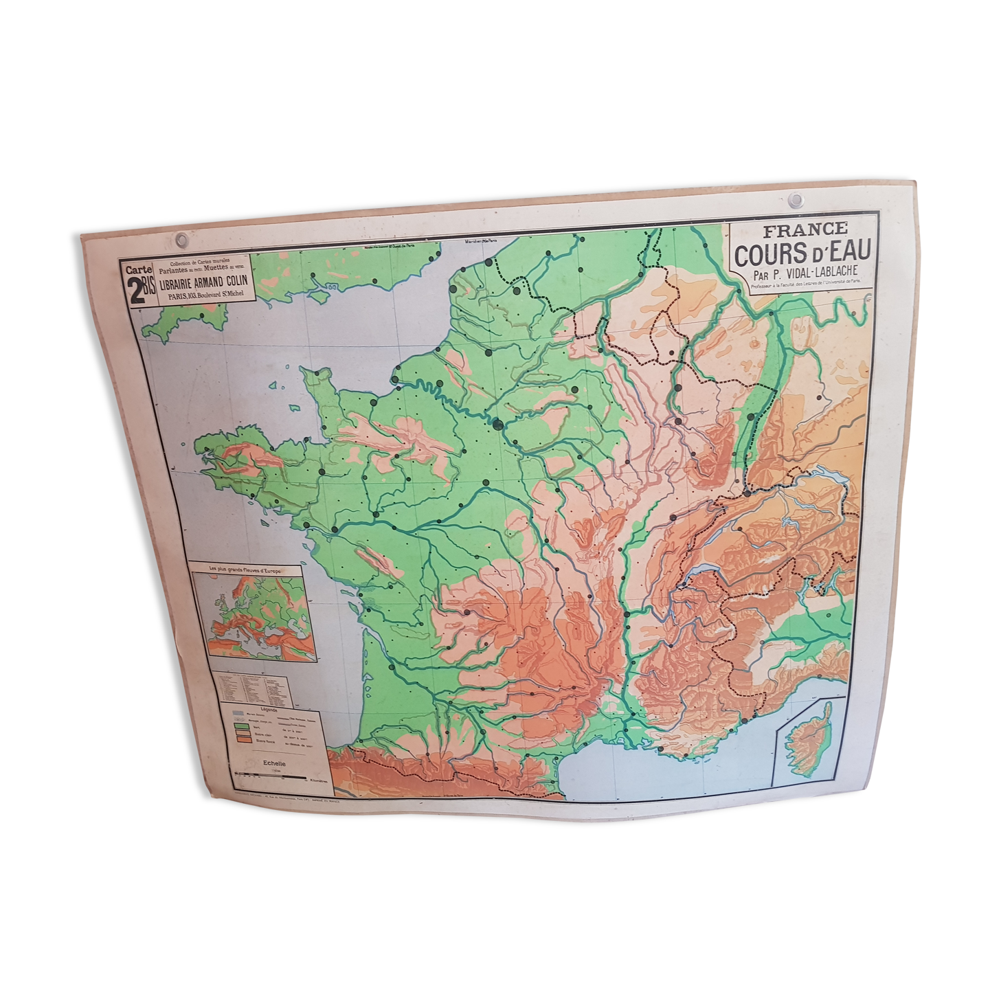Old Vidal-Lablache school map