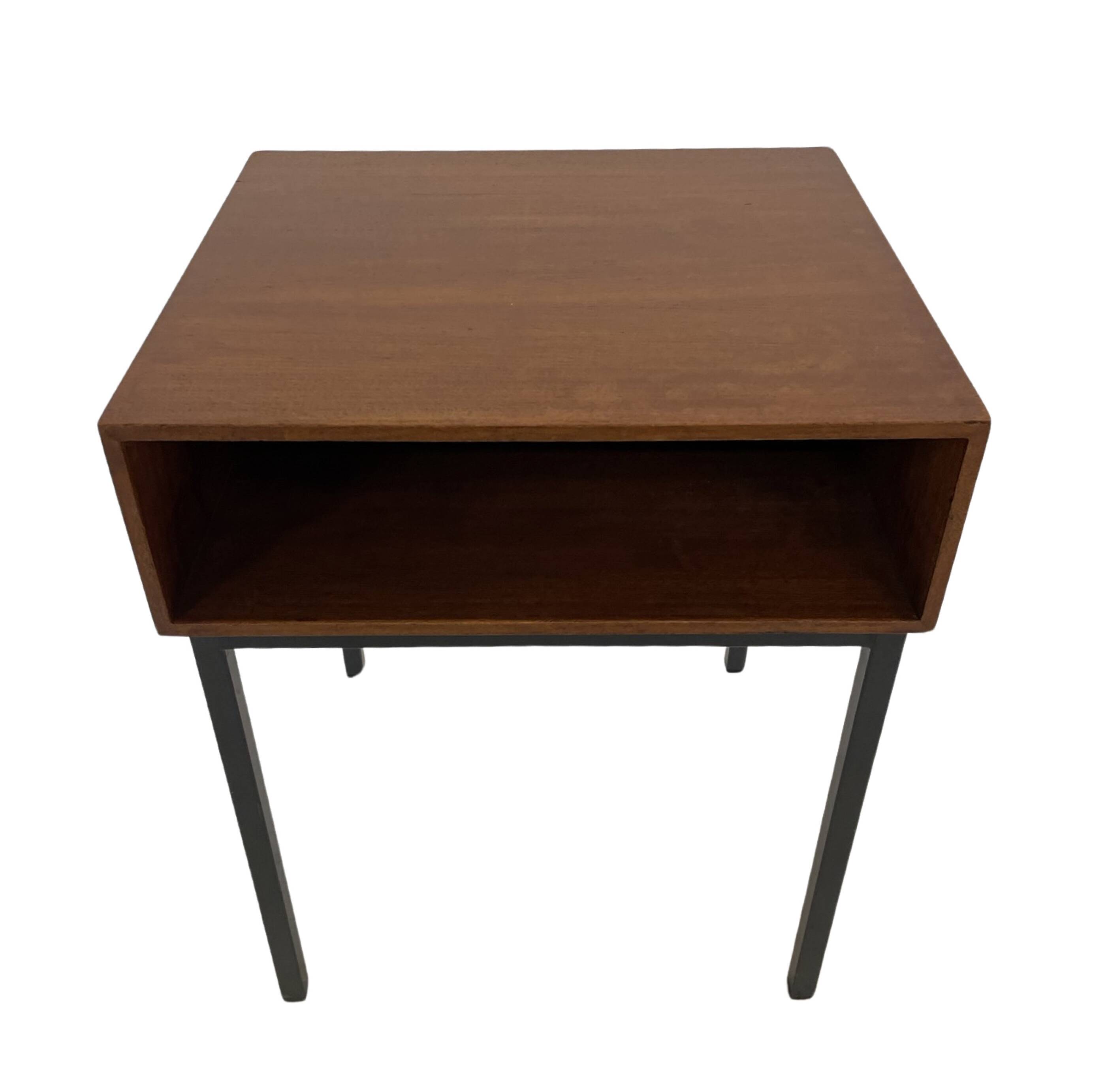 Vintage Pastoe bedside table side table 1960s teak veneer