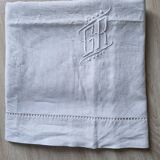 Old French fabric in cotton and linen