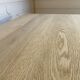 Large antique coffee table in sandblasted solid oak - Rustic chic style