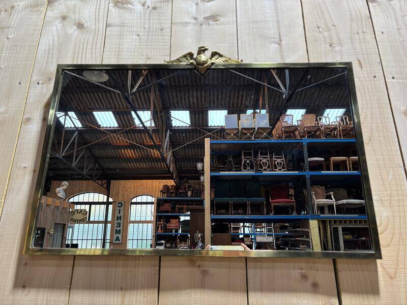 Miroir empire laiton