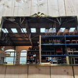 Miroir empire laiton