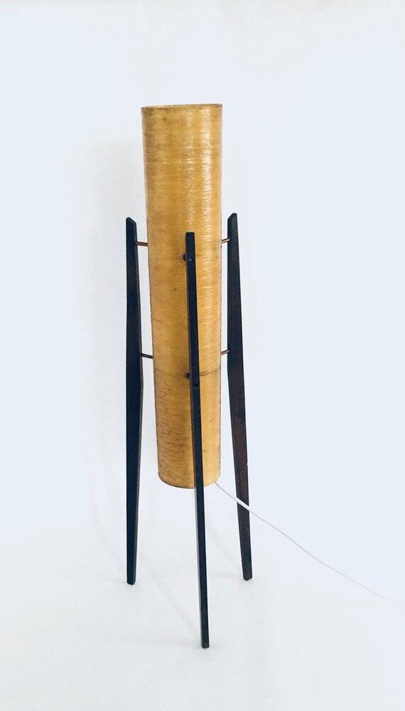 Mid-Century Space Age Rocket Floor Lamp by Novoplast, Czechoslovakia, 1950s