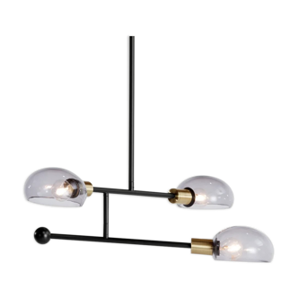 Black design chandelier