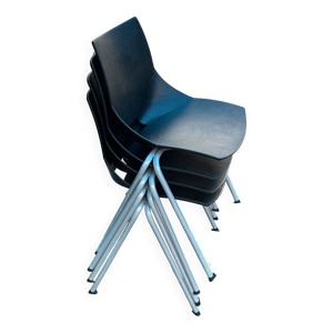 4 Chaises empilables - angelo