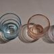 Vintage shooter shot glasses series of six assorted colors