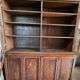 English mahogany bookcase with drawers