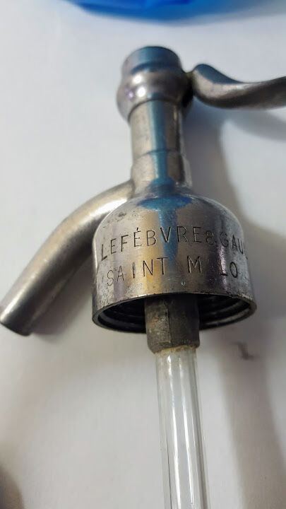 Bouteille siphon à eau de Seltz