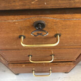 Administrative desk in oak and Formica 50