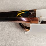 Paire d'appliques vintage (50's - 60's) métal et plastique