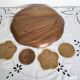 Serving tray in mother-of-pearl and olive wood, Capiz shell