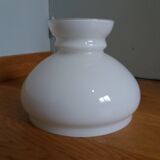 Abat jour verre opaline pour suspension