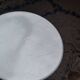 Vintage white plastic stool imitation Tam Tam from the space age of the 70s