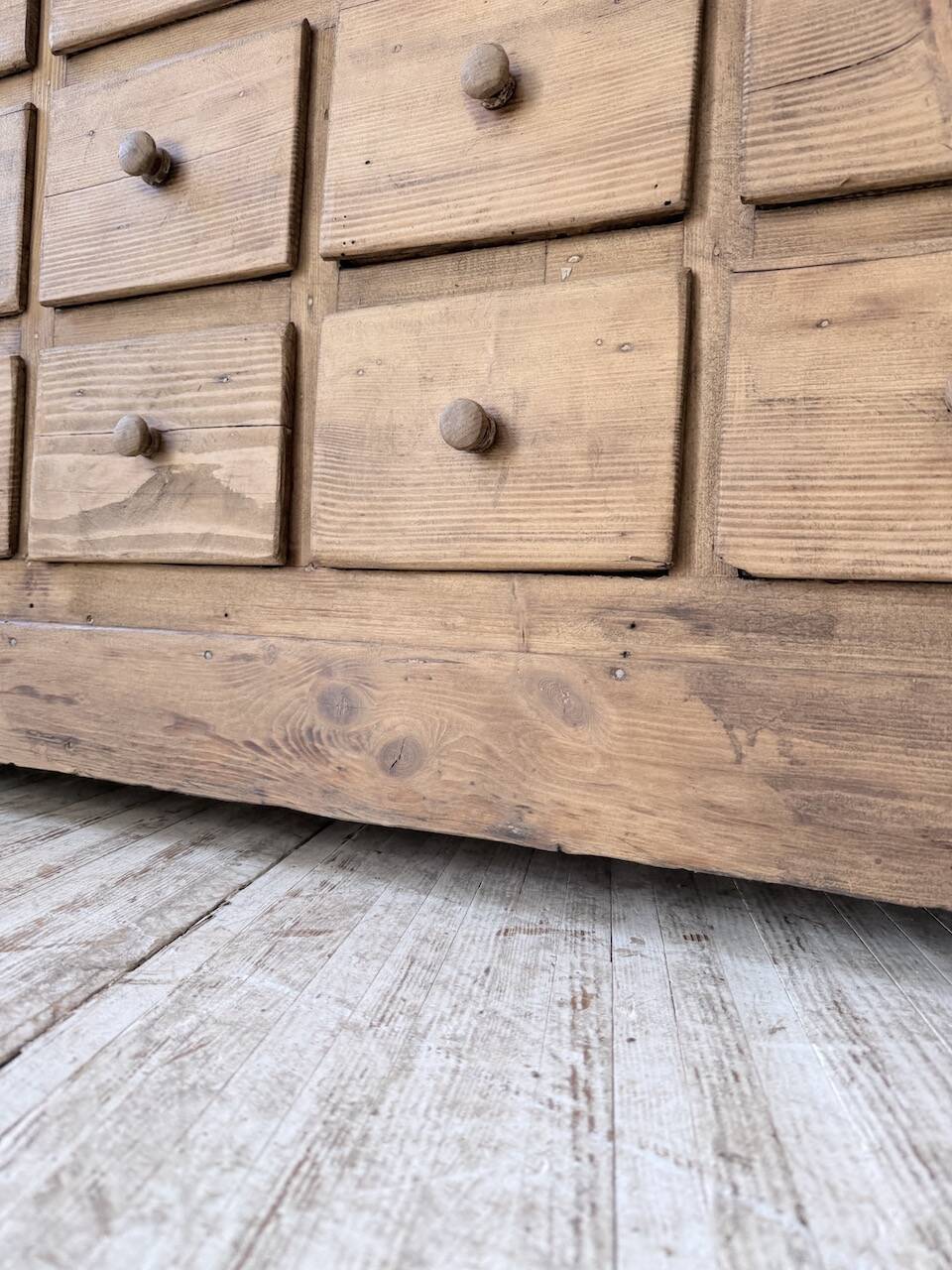 1950s workshop furniture in pine