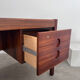 Old Danish Scandinavian desk in rosewood veneer designed by Christian Linneberg