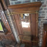 Vestiaire porte manteau ancien en chêne massif