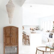 Lustre suspension shells vintage bohemian chandelier