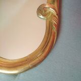 Old gilded wood mirror  123x79cm