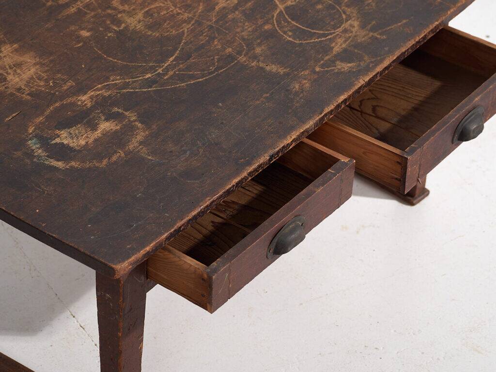 Old Japanese low table Chabudai – Showa period (c.1926-1970) #78
