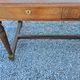 Blond oak desk from the 1900s/1920s 2 drawers feet Louis Philippe