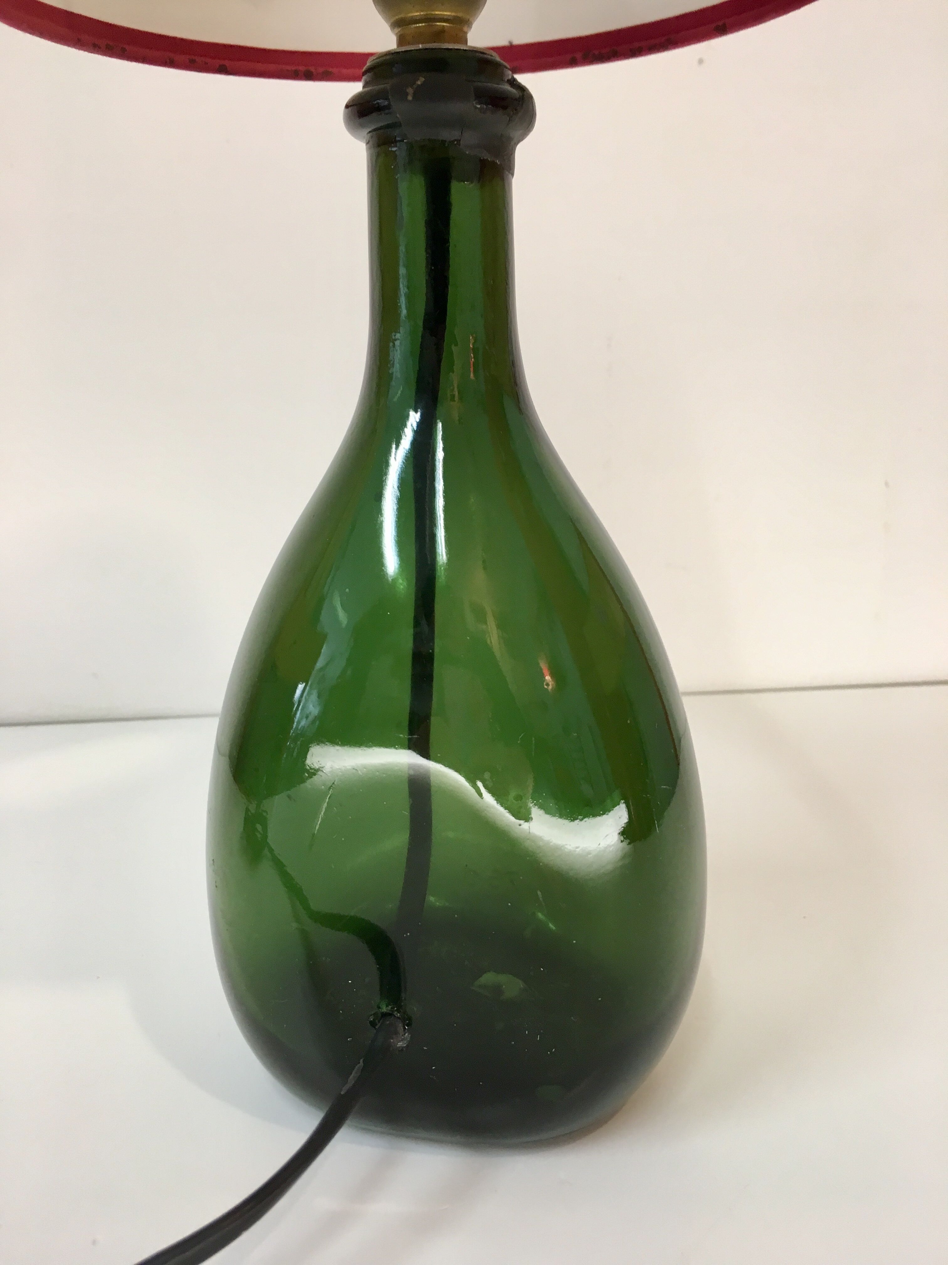 Lampe verre soufflé vintage