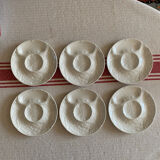Gien asparagus plate set