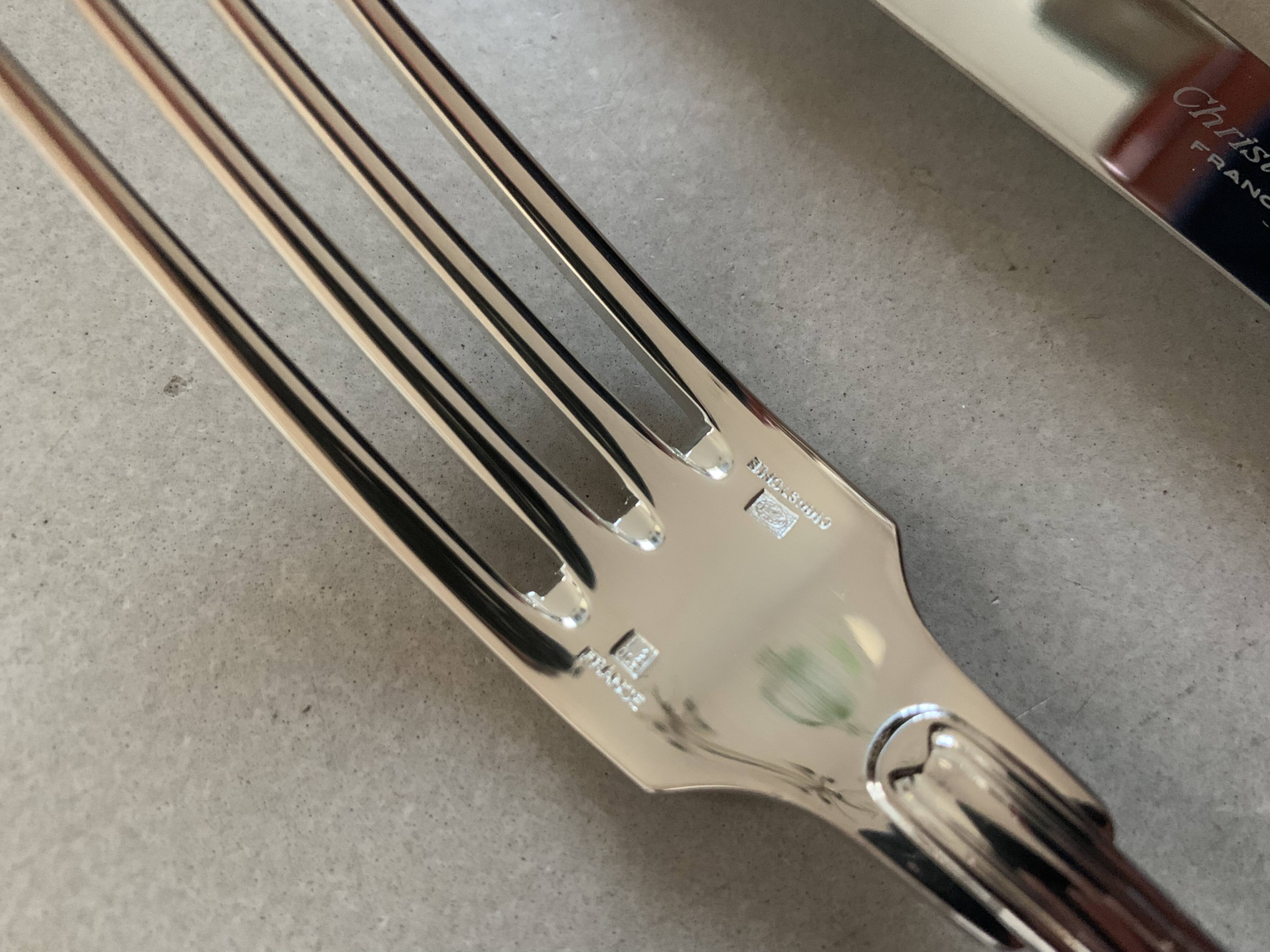 Set 6 christofle covers new Chinon model