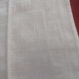 4 white linen damask napkins